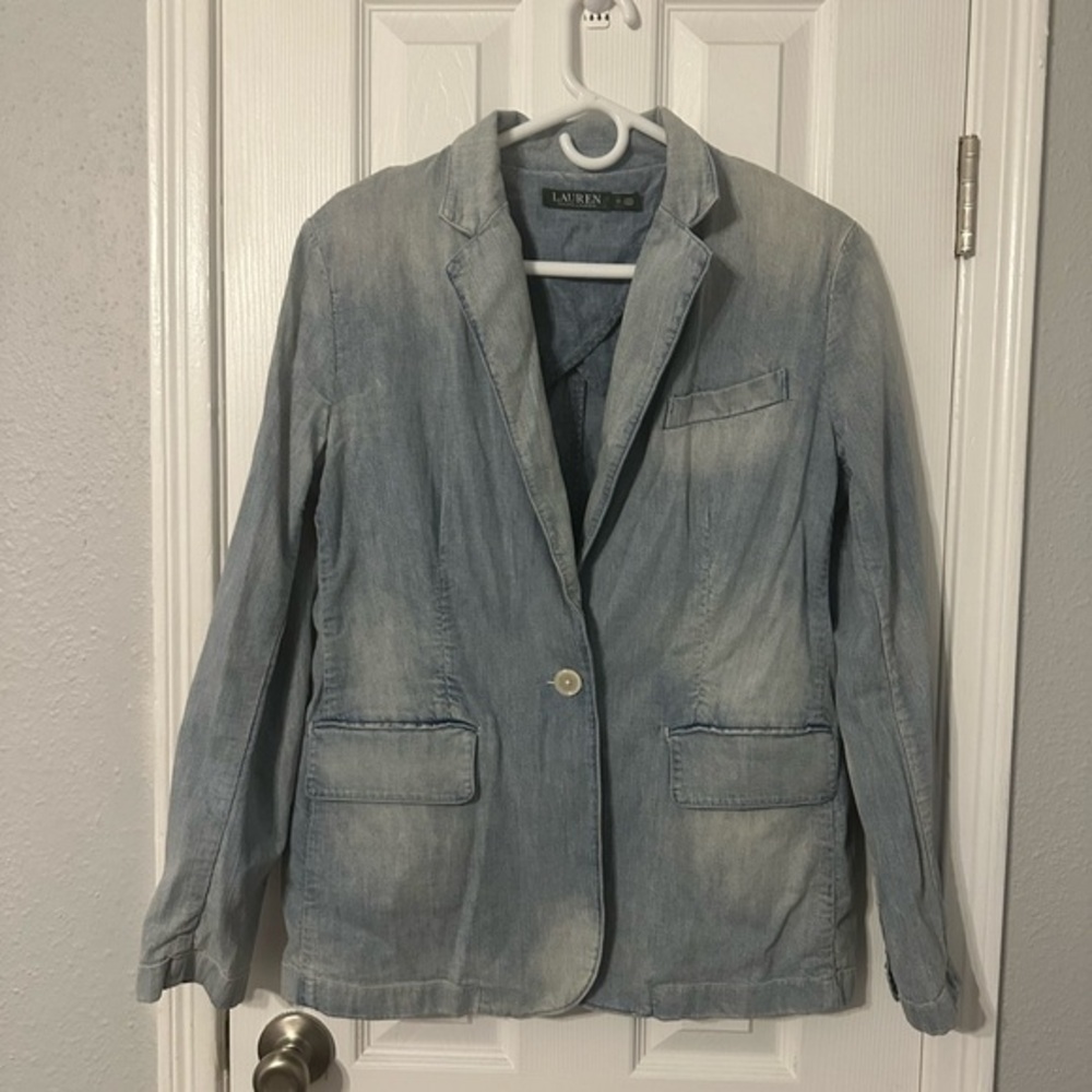 Lauren Ralph Lauren Chanbray Blazer -12 ( L)
